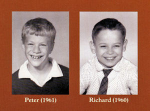 Picture of Peter and Richard as Children